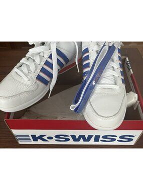 NEW K-Swiss Court Florida Gators Womens Sneakers Size 9.5 Blue Orange Shoes UofF